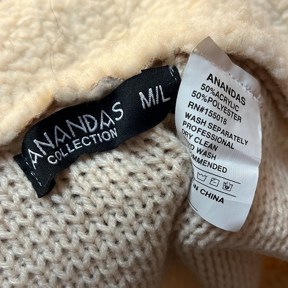 ANANDAS Collection Women’s Cardigan /Sweater with pockets - Picture 8 of 8